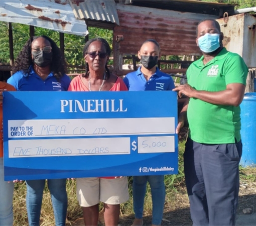 SAEDI Consulting Barbados Inc - Pinehill Dairy gifts female farmer $5 000